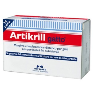 N.B.F. Lanes Artikrill Gatto Integratore di Omega-3 - 30 Perle