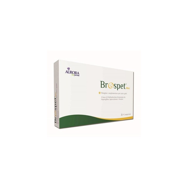 Brospet Mini Integratore Animale Drenante - 20 Compresse