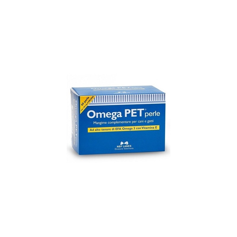 N.B.F. Lanes Omega Pet Recovery Cane e Gatto - 60 Perle