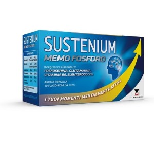 Sustenium Memo Fosforo 10 Flaconcini aroma fragola 10 Ml