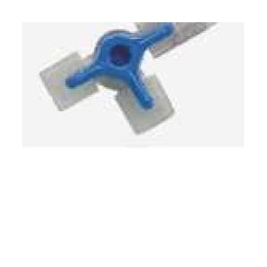 P. B. Pharma Rubinetto A 3 Vie Delta 3w White Connettori Luer Lock Girevoli 1 Pezzo