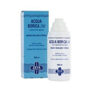 Acqua borica per bagno oculare sterile 500 ml