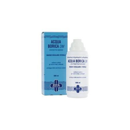 Acqua borica per bagno oculare sterile 500 ml