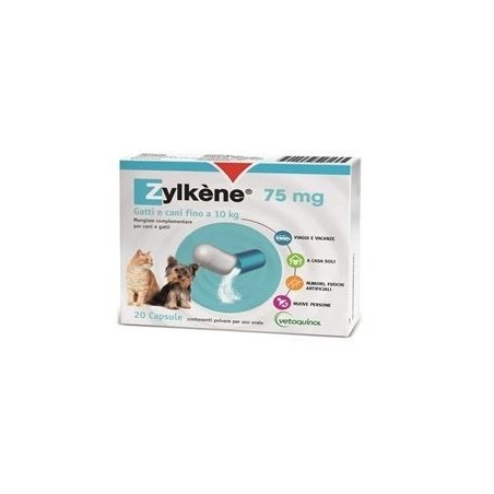 Zylkene cani/gatti 20 capsule da 75 mg