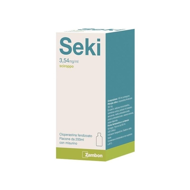 Seki 3,54 Mg/ml Sciroppo Cloperastina Fendizoato flacone 200 ml