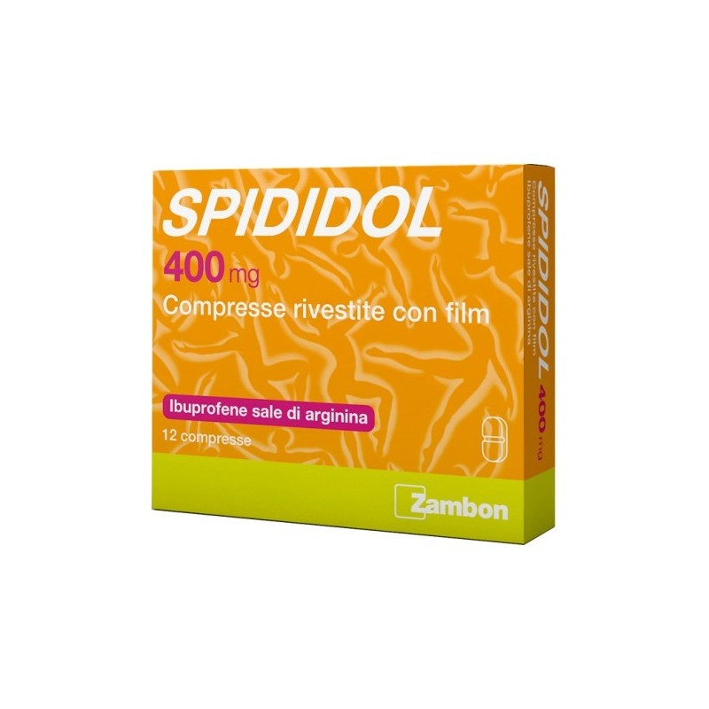 Spididol 400 Mg 12 Compresse Rivestite ibuprofene per il dolore e sintomi dell'influenza