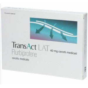 Transact lat 10 cerotti medicati 40mg