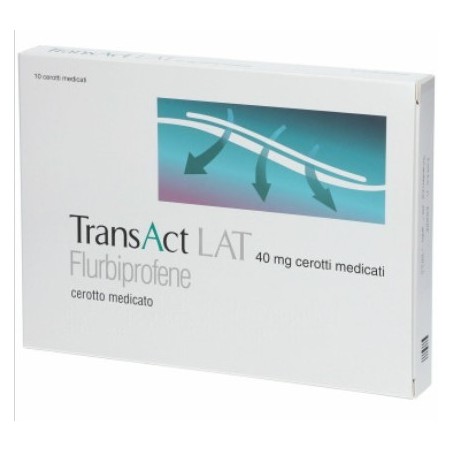 Transact lat 10 cerotti medicati 40mg