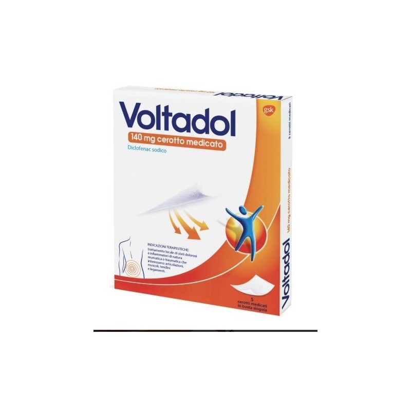 Haleon Italy Voltadol 140 Mg Cerotto Medicato Diclofenac Sodico 5 cerotti