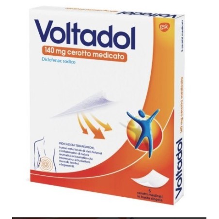 Haleon Italy Voltadol 140 Mg Cerotto Medicato Diclofenac Sodico 5 cerotti