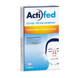 Actifed*12cpr 2,5mg+60mg