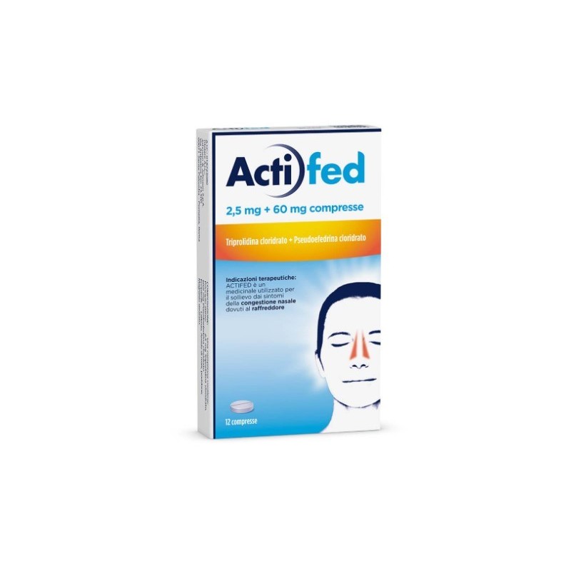 Actifed*12cpr 2,5mg+60mg