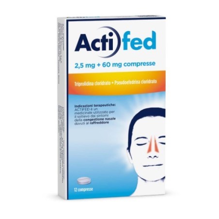 Actifed*12cpr 2,5mg+60mg