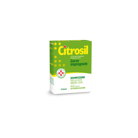 Citrosil 0,175% Garze Impregnate disinfettante 8 garze