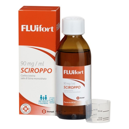 Dompe' Fluifort  Sciroppo 200 ml per la tosse secca e grassa
