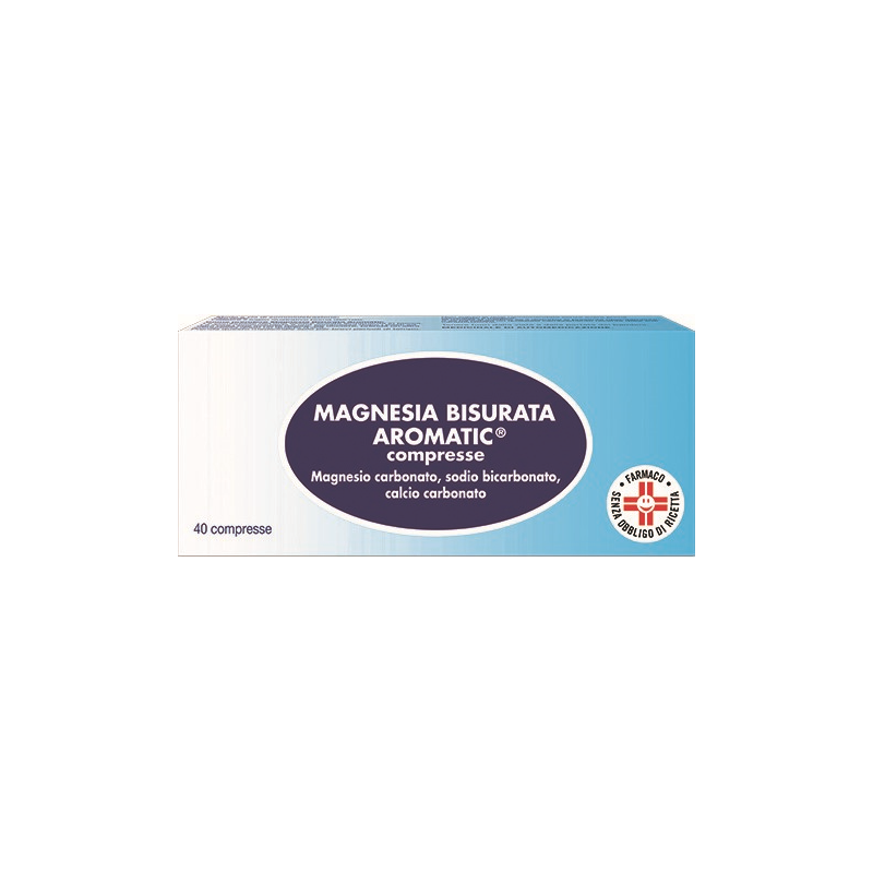 Magnesia Bisurata Aromatic Antiacido - 40 compresse