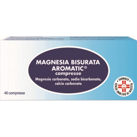 Magnesia Bisurata Aromatic Antiacido - 40 compresse