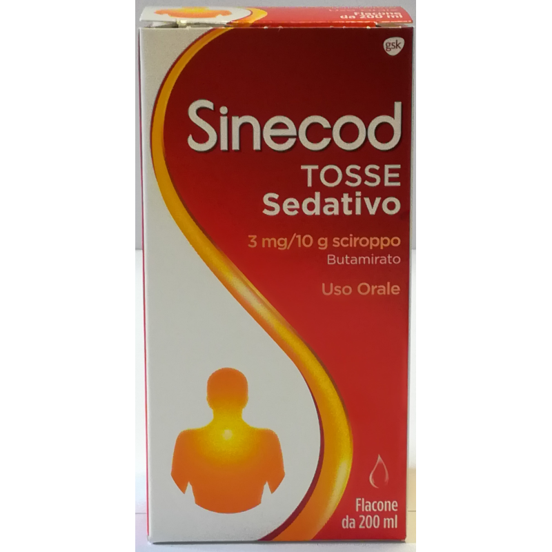 Sinecod tosse sedativo tosse gocce 200ml3mg/10g