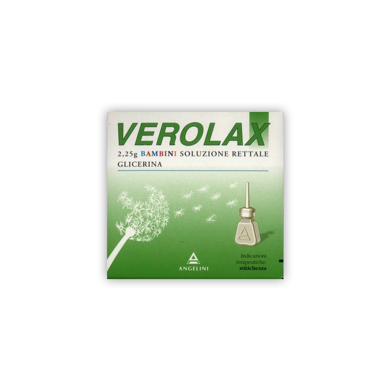 Verolax 2,25 G bambini 6 Microclismi Soluzione Rettale Glicerina