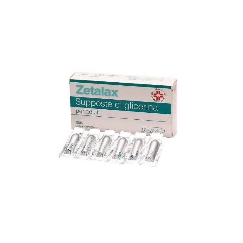 Zetalax adulti 18 supposte 2,25g