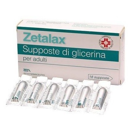 Zetalax adulti 18 supposte 2,25g