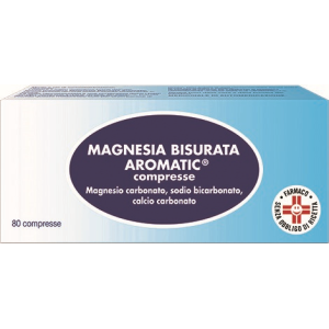 Magnesia Bisurata Aromatic Antiacido - 80 compresse
