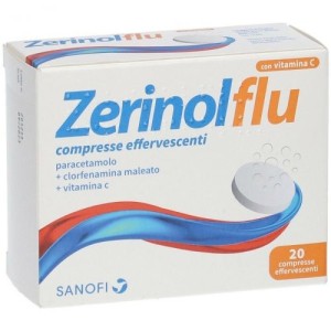 Zerinolflu analgesico e antipiretico 20 Compresse Effervescenti uso orale