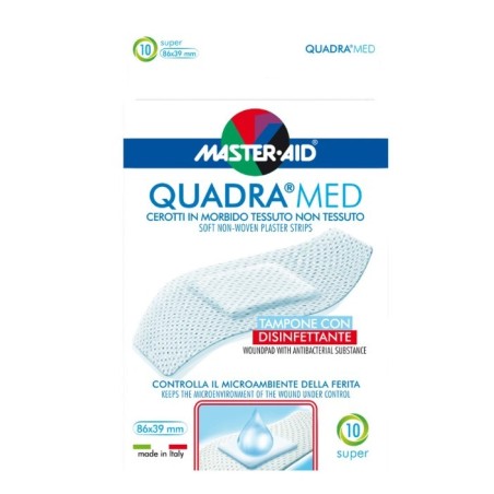 Pietrasanta Pharma Cerotto Master-aid Quadra Dermoattivo Super 10 Pezzi