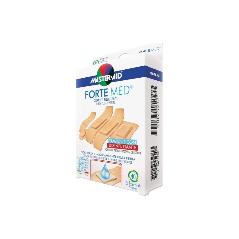 Pietrasanta Pharma Cerotto Master-aid Forte Med 5 Formati 40 Pezzi