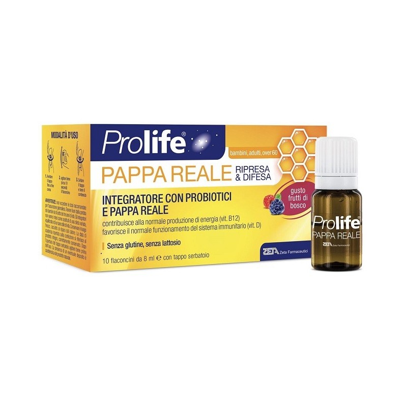 Prolife pappa reale 10 flaconi da 8 ml