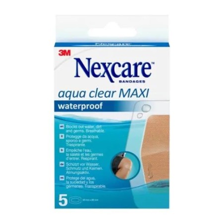 3m Italia Cerotto Nexcare Aqua 360 60x89 Maxi 5 Pezzi 3m Italia Cerotto Nexcare Aqua 360 60x89 Maxi 5 Pezzi