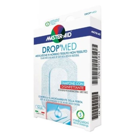 Medicazione m-aid drop med 10 x 10 cm 5 pezzi