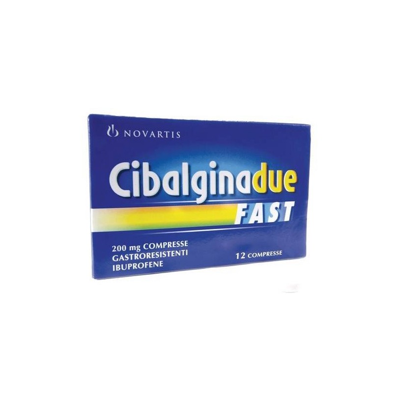 Cibalgina Due Fast 200 Mg ibuprofene 12 Compresse Gastroresistenti Cibalgina Due Fast 200 Mg ibuprofene 12 Compresse Gastroresistenti