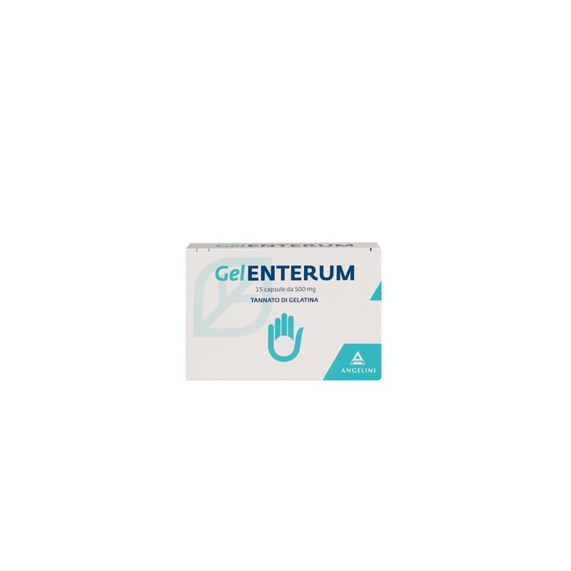 Gelenterum 15cps adulti 500mg tannato di gelatina