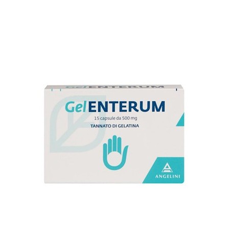 Gelenterum 15cps adulti 500mg tannato di gelatina