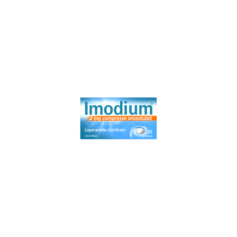 Imodium 2 Mg 12 Compresse Orosolubili per la diarrea