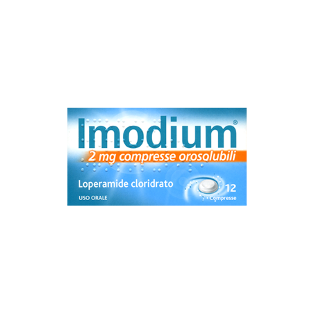 Imodium 2 Mg 12 Compresse Orosolubili per la diarrea