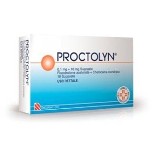 Proctolyn*10supp 0,1mg+10mg