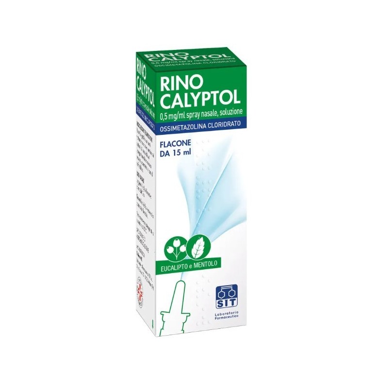Sit Laboratorio Farmac. Rino Calyptol 0,5 Mg/ml Spray Nasale, Soluzione Ossimetazolina Cloridrato Sit Laboratorio Farmac. Rino Calyptol 0,5 Mg/ml Spray Nasale, Soluzione Ossimetazolina Cloridrato