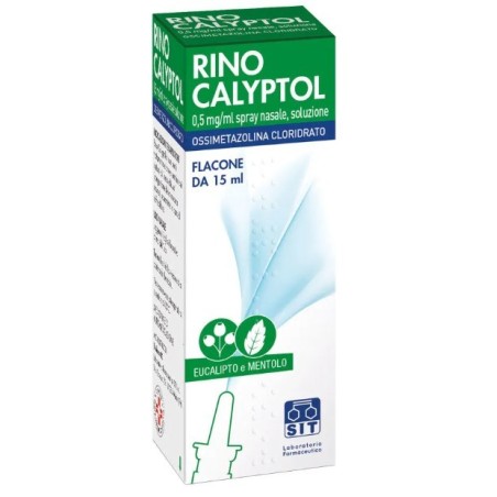 Sit Laboratorio Farmac. Rino Calyptol 0,5 Mg/ml Spray Nasale, Soluzione Ossimetazolina Cloridrato Sit Laboratorio Farmac. Rino Calyptol 0,5 Mg/ml Spray Nasale, Soluzione Ossimetazolina Cloridrato
