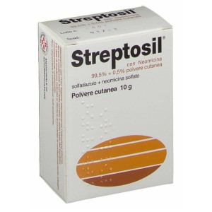 Streptosil Con Neomicina 99,5% + 0,5% Polvere Cutanea 10 gr