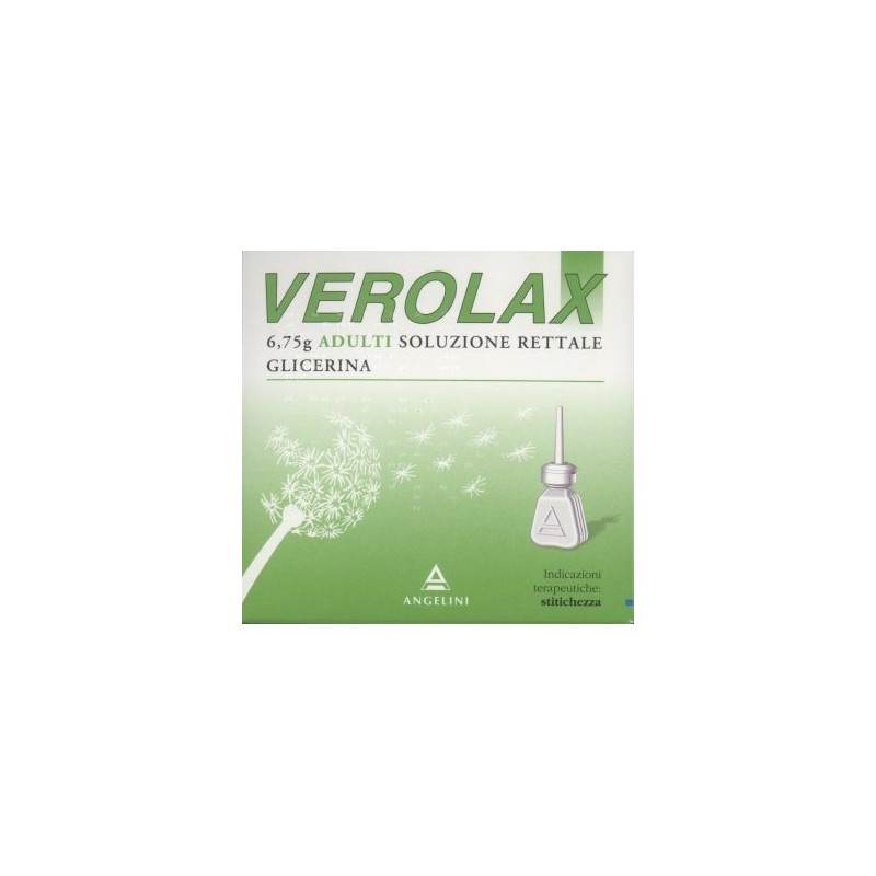 Verolax 6,75 G Adulti 6 Microclismi Soluzione Rettale Glicerina