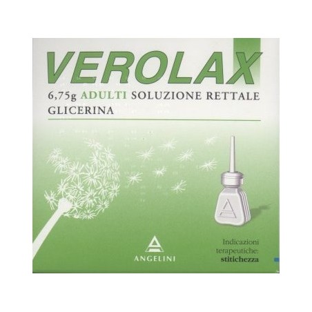 Verolax 6,75 G Adulti 6 Microclismi Soluzione Rettale Glicerina