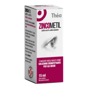 Thea Farma Zincometil 0,02% + 0,01% Collirio, Soluzione Zinco Solfato + Benzalconio Cloruro