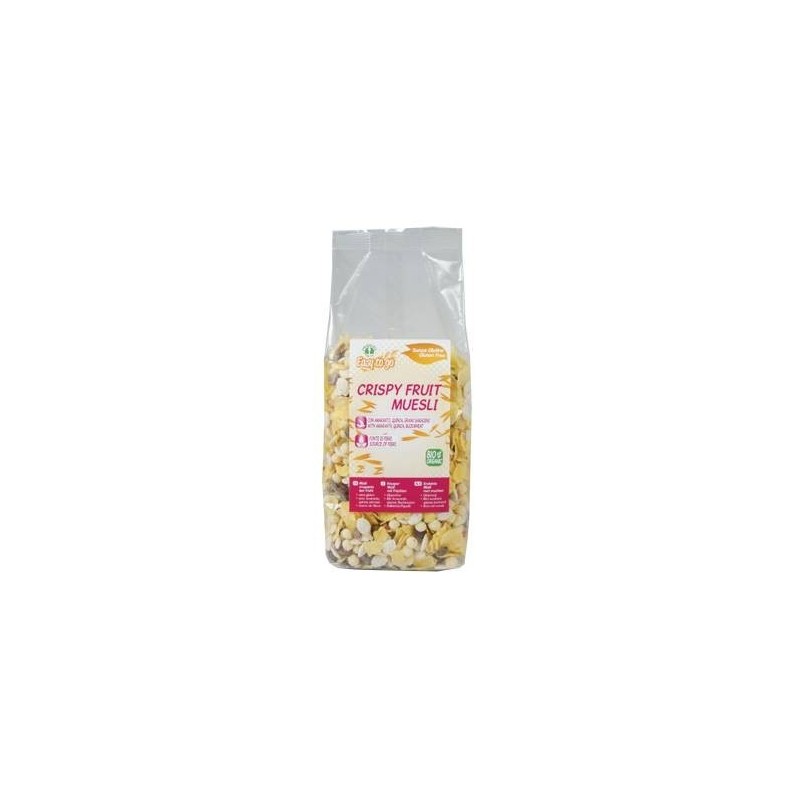 Probios Societa' Benefit Easy To Go Crispy Fruit Muesli 325 G Probios Societa' Benefit Easy To Go Crispy Fruit Muesli 325 G