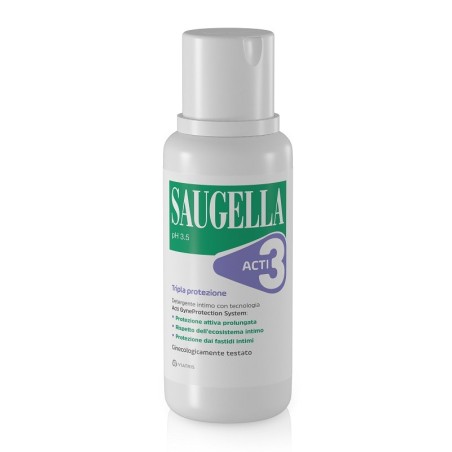 Saugella acti3 detergente intimo 250 ml Saugella acti3 detergente intimo 250 ml