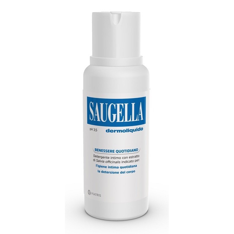 Saugella Dermoliquido Ph 3,5 Detergente Intimo Benessere Quotidiano 250 Ml