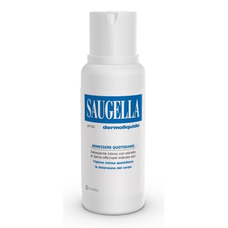 Saugella Dermoliquido Ph 3,5 Detergente Intimo Benessere Quotidiano 250 Ml