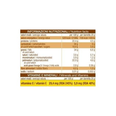 Sarchio Barrette Semi Di Girasole/lino 4x20 G Sarchio Barrette Semi Di Girasole/lino 4x20 G