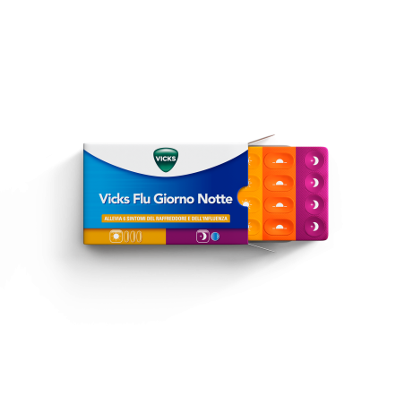 Vicks flu giorno notte 12+4cpr